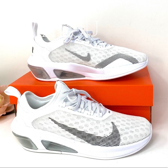 Nike Air Max Fly White Black Mtlc Silver W AUTHENT - Picture 2 of 8